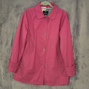 Dennis by Dennis Basso Womans Fuchia Coat